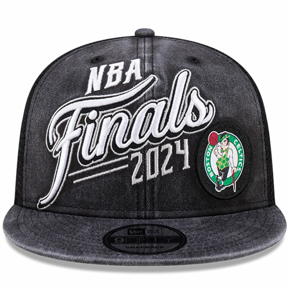 Boston Celtics 2024 Eastern Conference Champions Locker Room 9FIFTY Snapback Hat Black