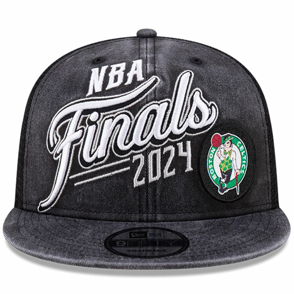 Boston Celtics 2024 Eastern Conference Champions Locker Room 9FIFTY Snapback Hat Black