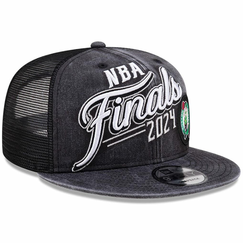 Boston Celtics 2024 Eastern Conference Champions Locker Room 9FIFTY Snapback Hat Black