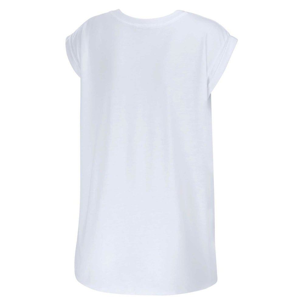 Dallas Cowboys WEAR by Erin Andrews Women's Checker Muscle Tank Top White