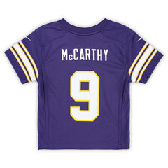 NFL J.J. McCarthy Minnesota Vikings Preschool Classic Player Game Jersey - Purple