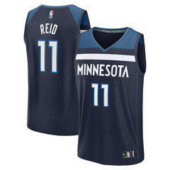 Naz Reid Minnesota Timberwolves Fast Break Replica Player Jersey Icon Edition Navy
