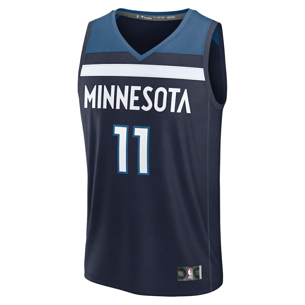 Naz Reid Minnesota Timberwolves Fast Break Replica Player Jersey Icon Edition Navy
