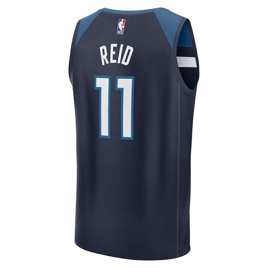 Naz Reid Minnesota Timberwolves Fast Break Replica Player Jersey Icon Edition Navy