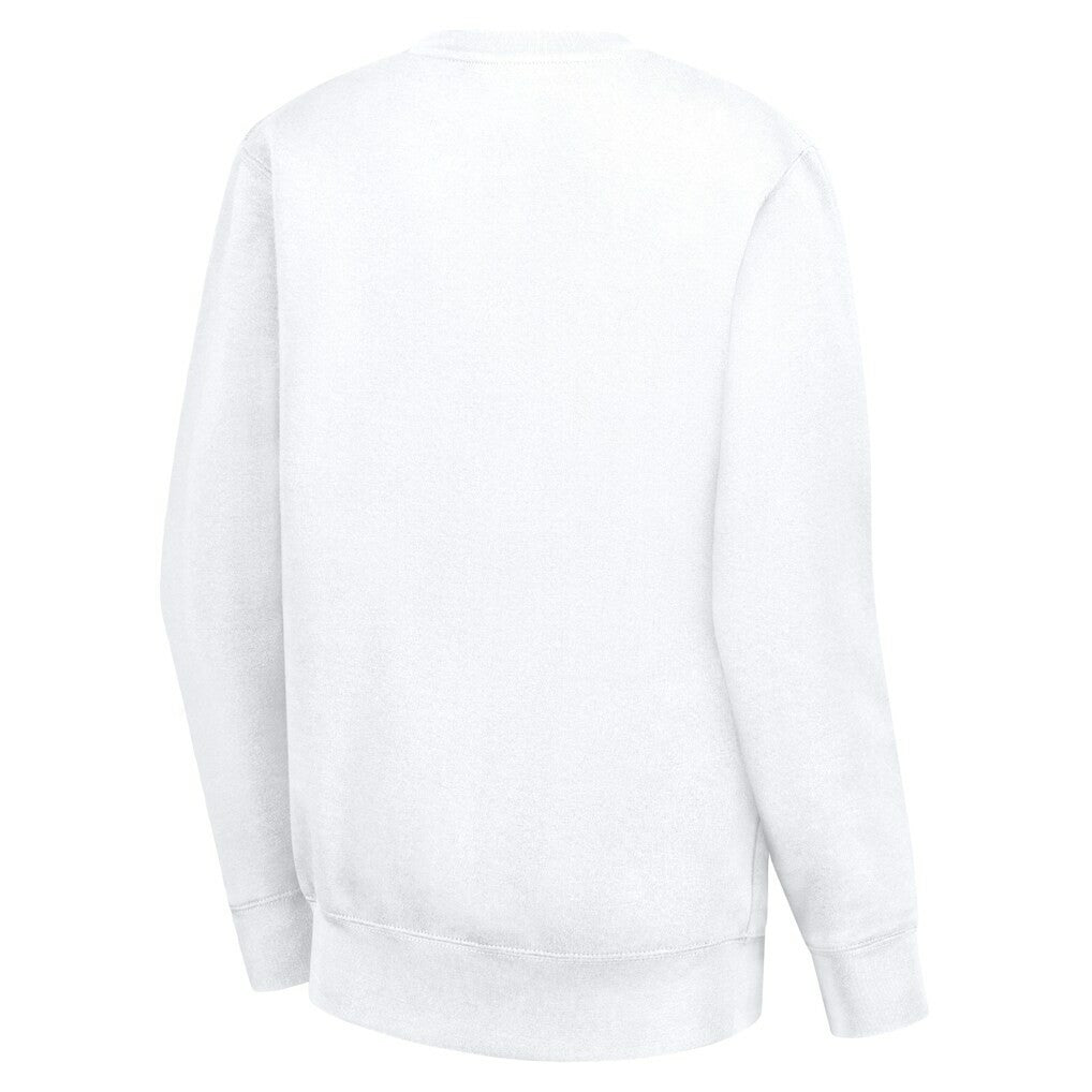 Green Bay Packers G-III 4Her by Carl Banks Women's Leopard Heart Pullover Sweatshirt White
