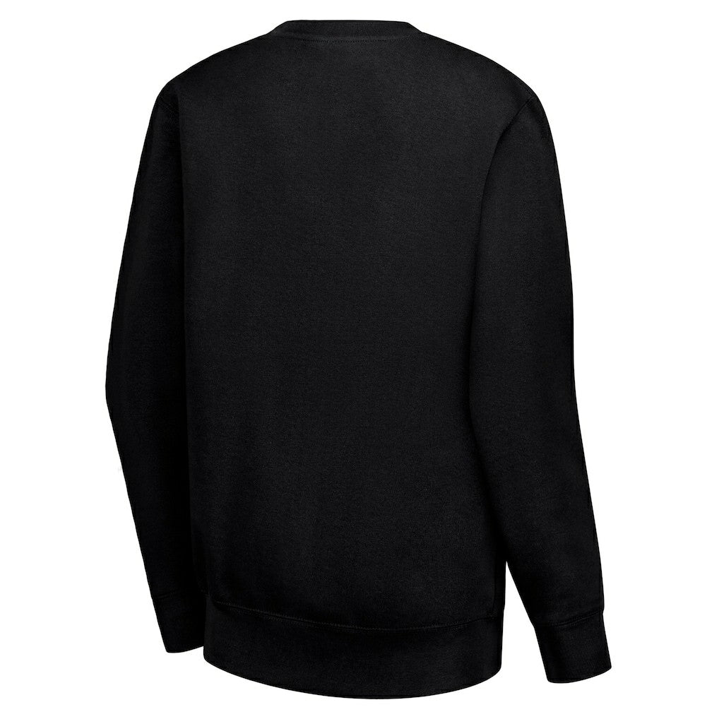 Kansas City Chiefs G-III 4Her by Carl Banks Women's Leopard Heart Pullover Sweatshirt Black