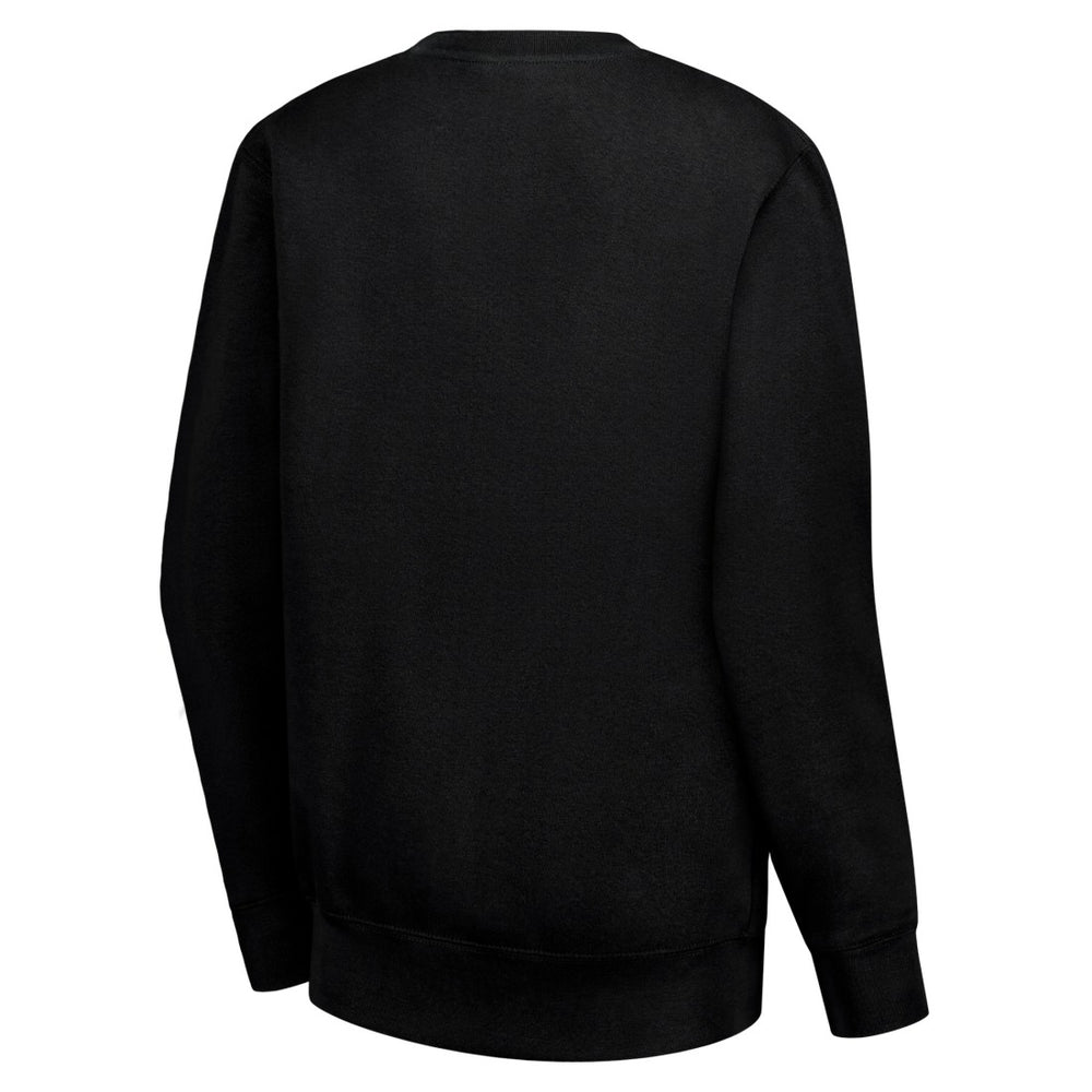 Detroit Lions G-III 4Her by Carl Banks Women's Leopard Heart Pullover Sweatshirt Black