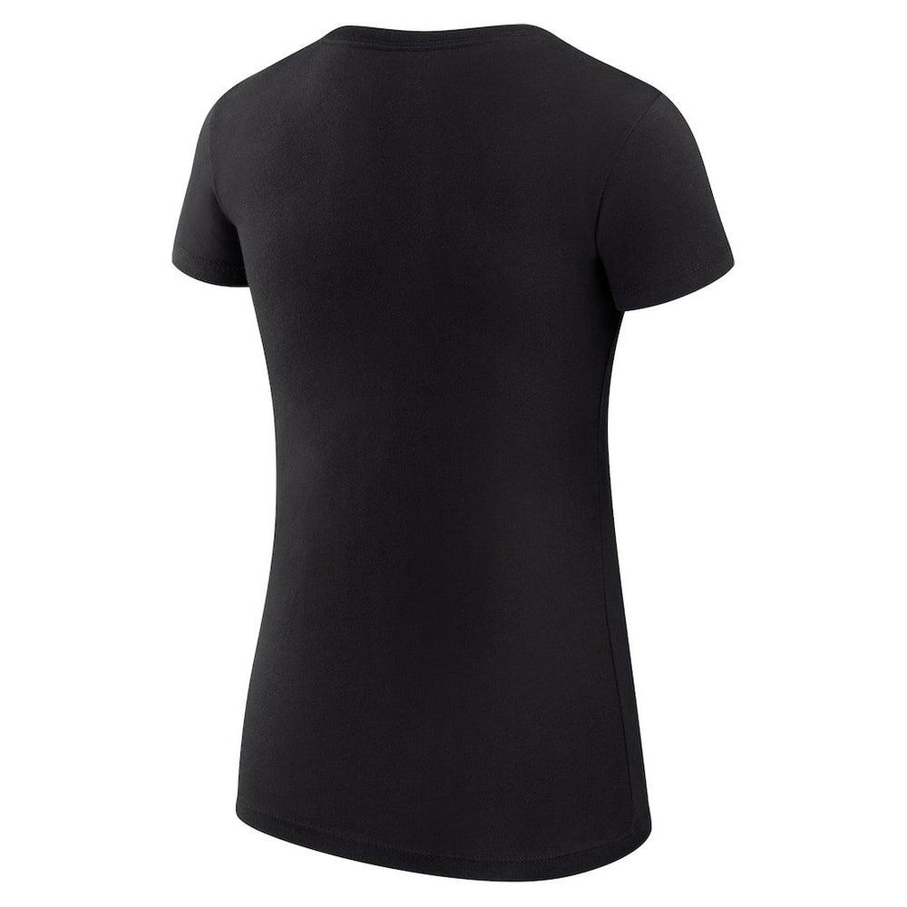 New York Jets G-III 4Her by Carl Banks Women's Super-Slim Fit Lightweight Animal Print Heart T-Shirt Black