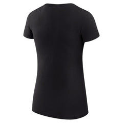 New York Jets G-III 4Her by Carl Banks Women's Super-Slim Fit Lightweight Animal Print Heart T-Shirt Black