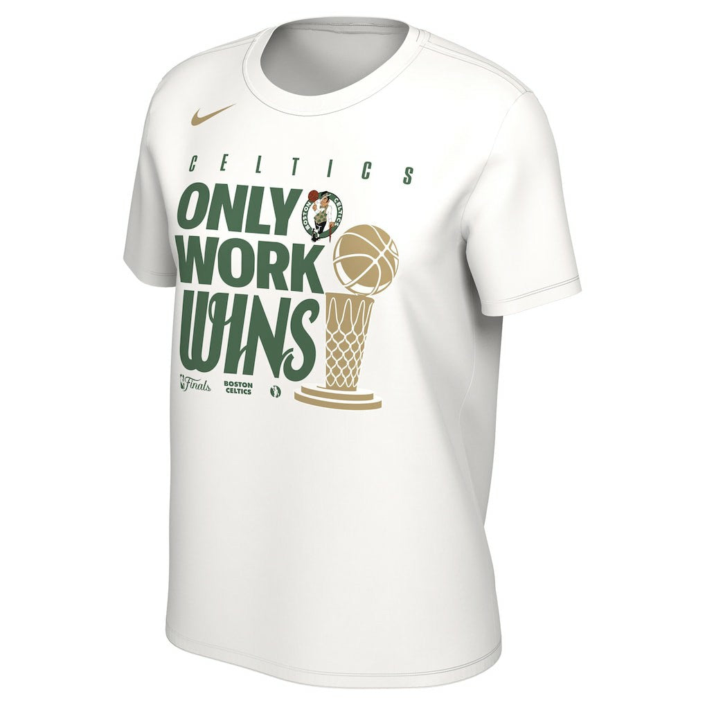 Boston Celtics Women's 2024 NBA Finals Champions Celebration Parade T-Shirt White