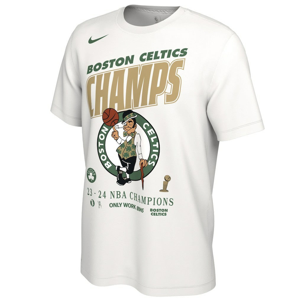 Boston Celtics 2024 NBA Finals Champions Celebration Roster T-Shirt White