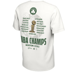 Boston Celtics 2024 NBA Finals Champions Celebration Roster T-Shirt White