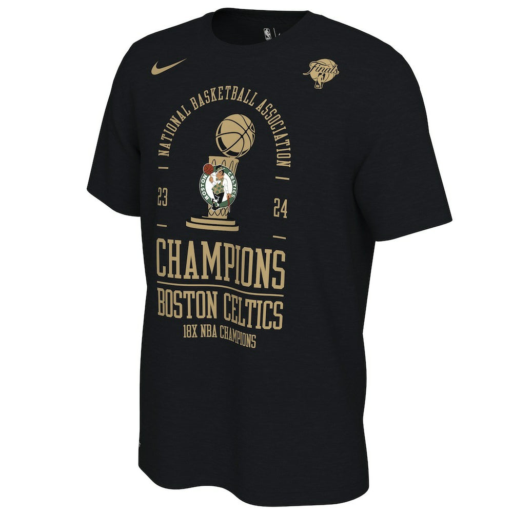 Boston Celtics 18-Time NBA Finals Champions Big & Tall Locker Room T-Shirt Black