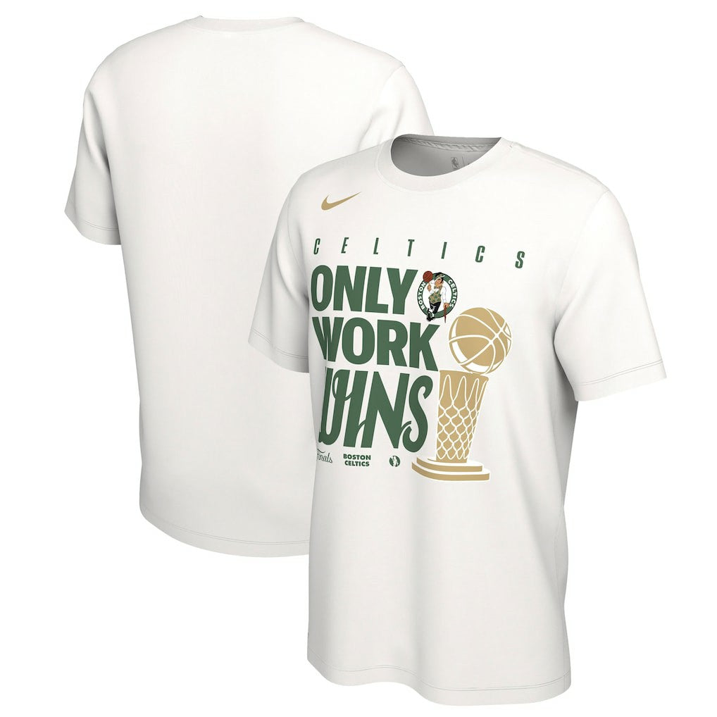 Boston Celtics 2024 NBA Finals Champions Big & Tall Parade T-Shirt White