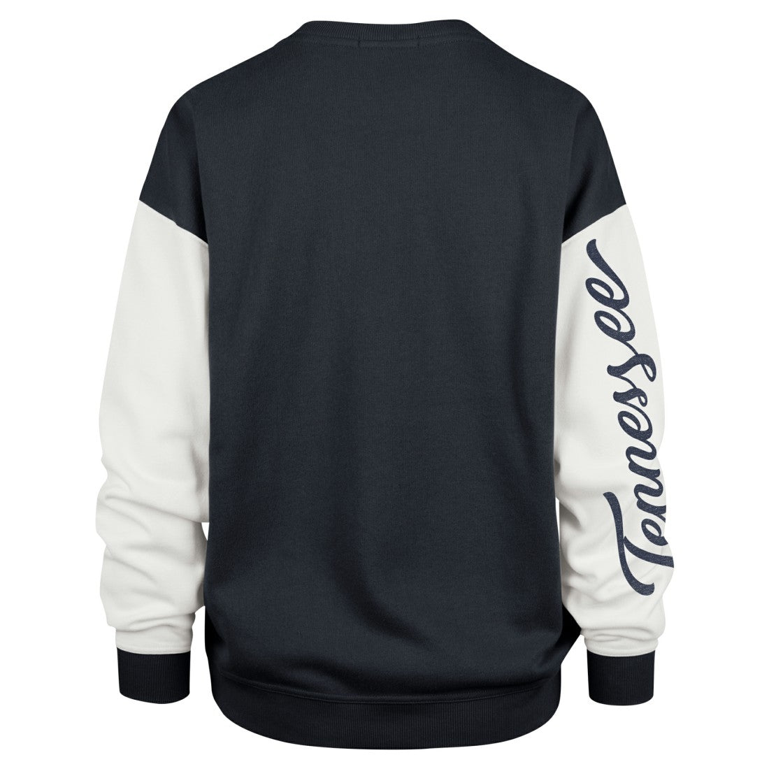 Tennessee Titans '47 Women's Double Header Rise Andie Pullover Sweatshirt Navy