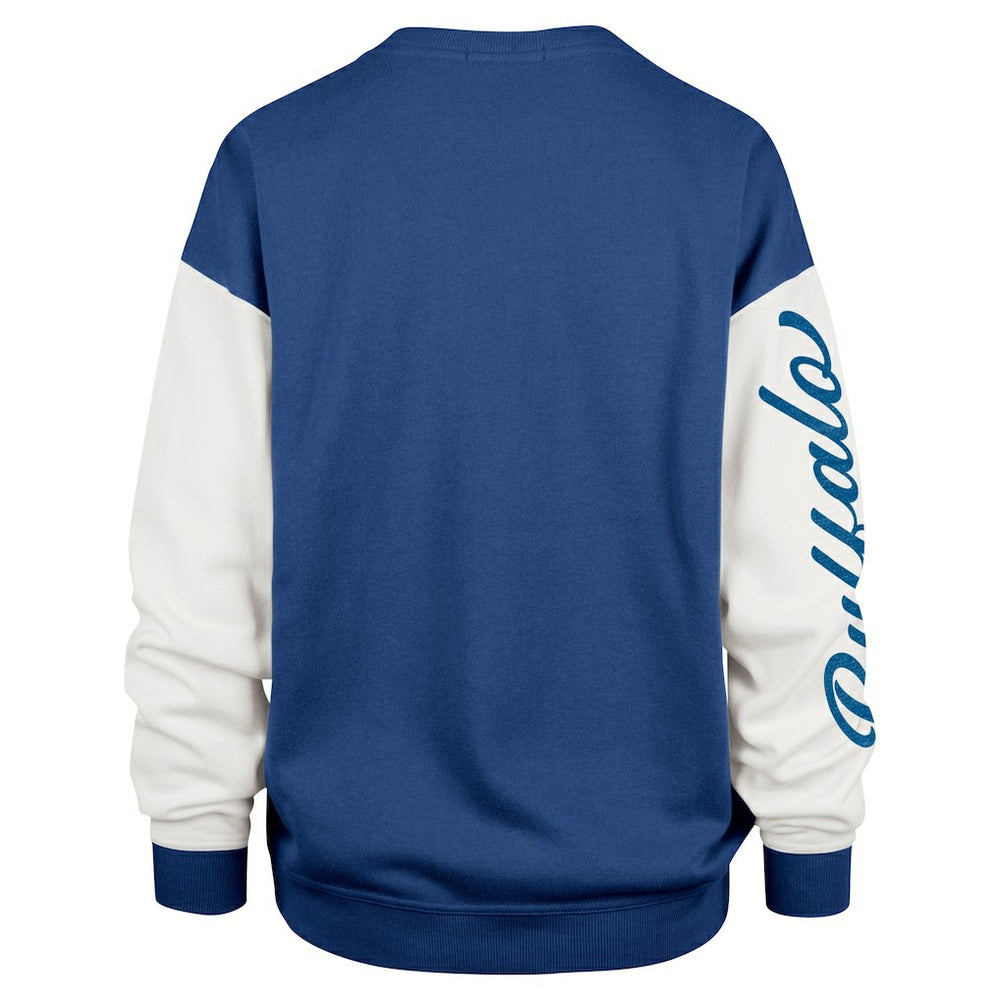 Buffalo Bills '47 Women's Double Header Rise Andie Pullover Sweatshirt Royal