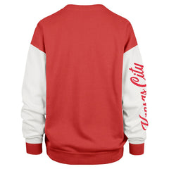 Kansas City Chiefs '47 Women's Double Header Rise Andie Pullover Sweatshirt Red