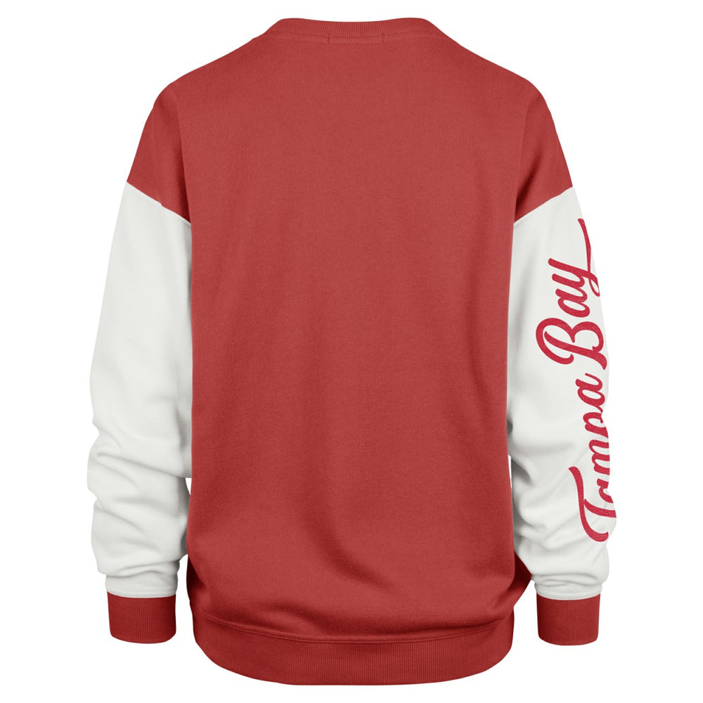 Tampa Bay Buccaneers '47 Women's Double Header Rise Andie Pullover Sweatshirt Red