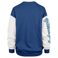 Indianapolis Colts '47 Women's Double Header Rise Andie Pullover Sweatshirt Royal