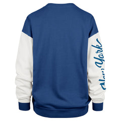 New York Giants '47 Women's Double Header Rise Andie Pullover Sweatshirt Royal