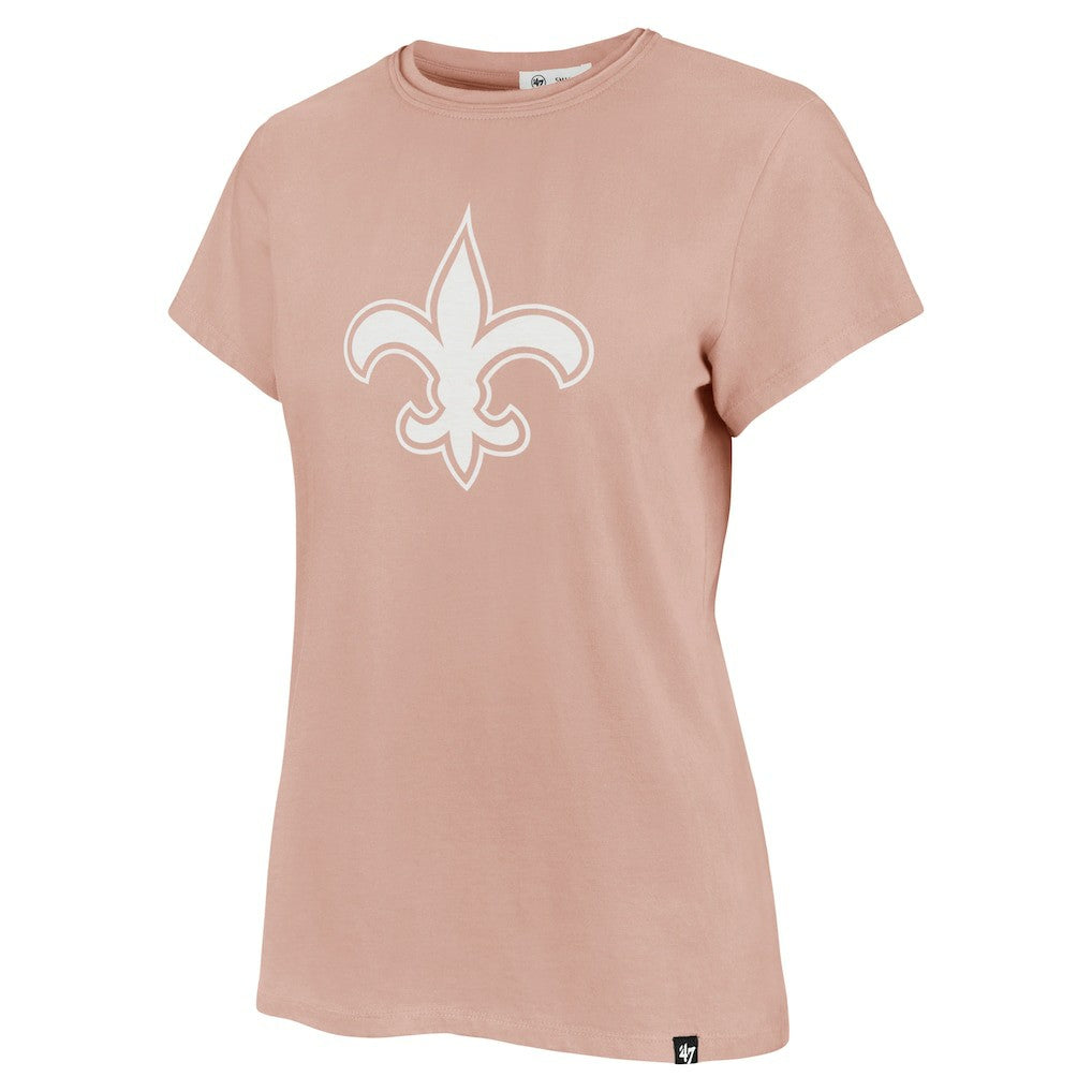 New Orleans Saints '47 Women's Premier Frankie T-Shirt Light Pink