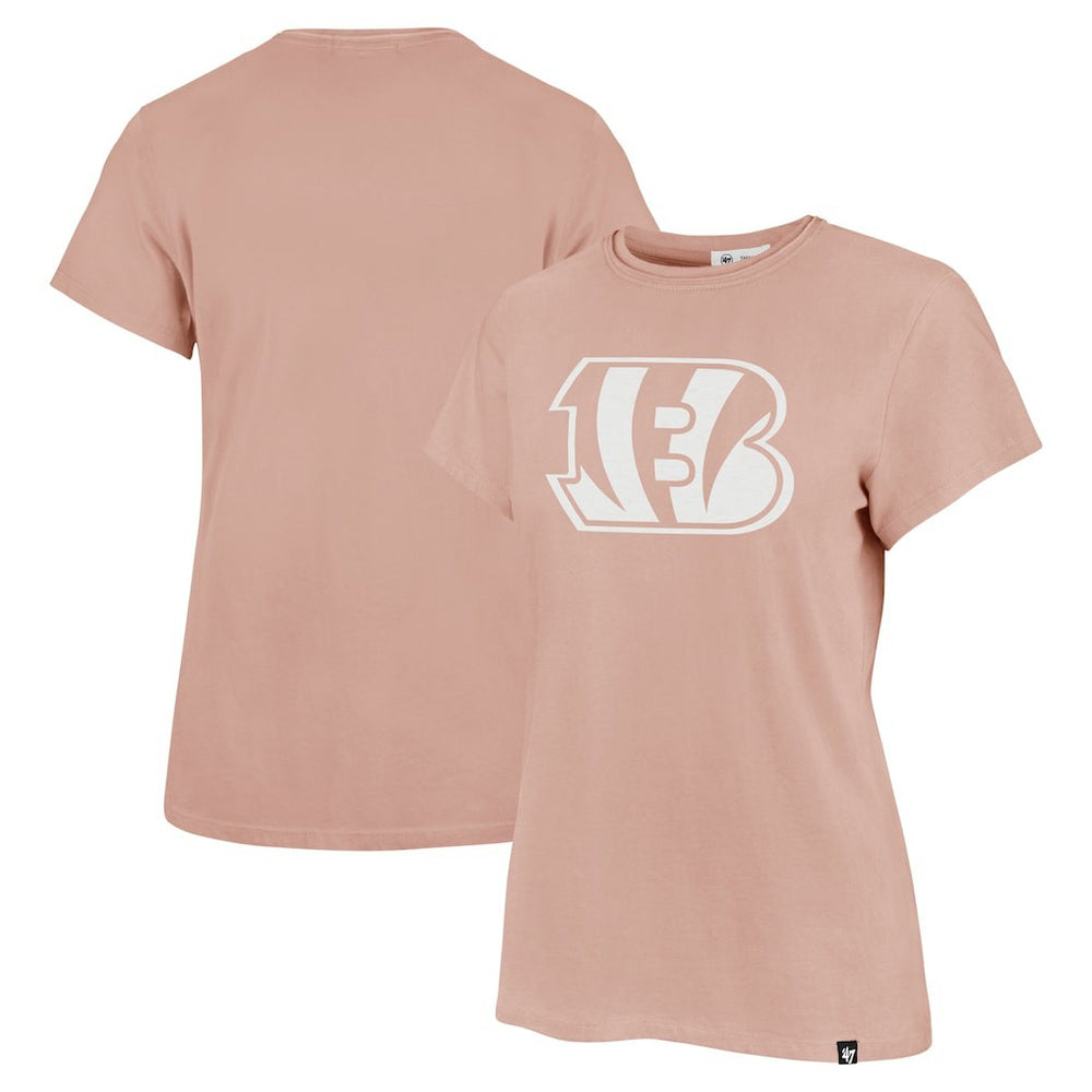 Cincinnati Bengals '47 Women's Premier Frankie T-Shirt Light Pink