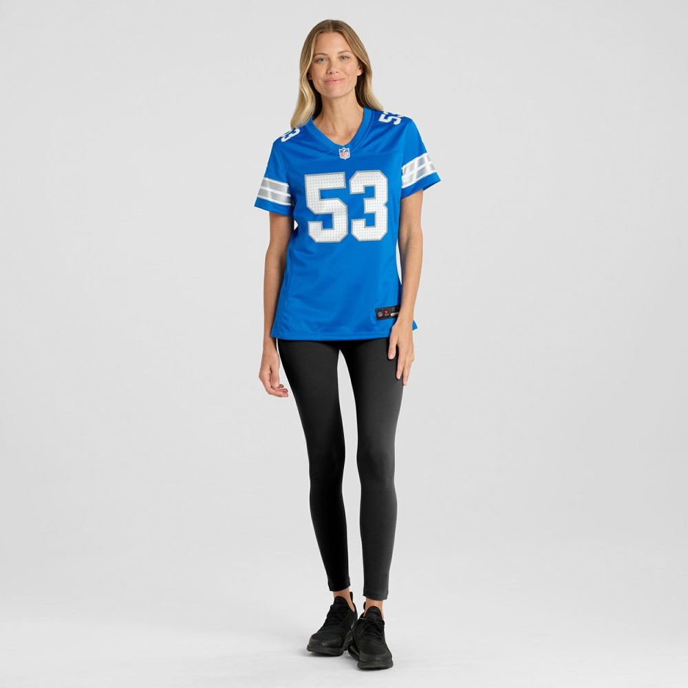DaRon Gilbert Detroit Lions Women's Game Jersey Blue