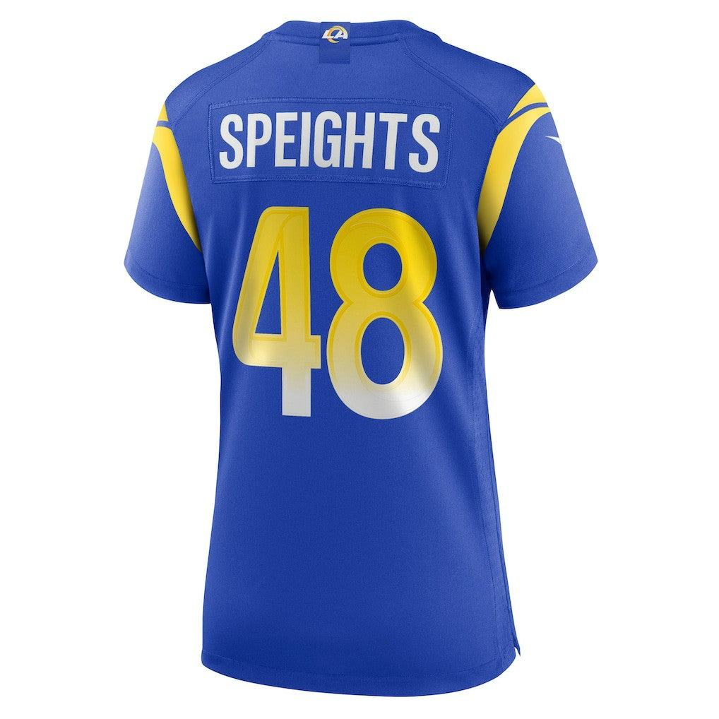 Omar Speights Los Angeles Rams Women's Game Jersey Royal