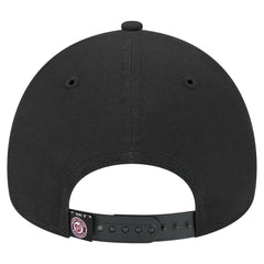 Washington Nationals New Era 9FORTY A-Frame Adjustable Hat - Black Hats
