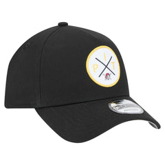 Pittsburgh Pirates New Era 9FORTY A-Frame Adjustable Hat - Black Hats