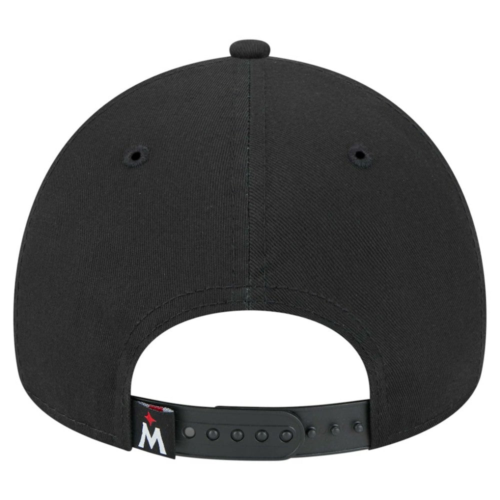 Minnesota Twins New Era 9FORTY A-Frame Adjustable Hat - Black Hats