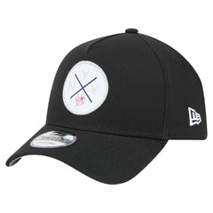 New York Yankees New Era 9FORTY A-Frame Adjustable Hat - Black Hats