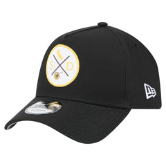 San Diego Padres New Era 9FORTY A-Frame Adjustable Hat - Black Hats