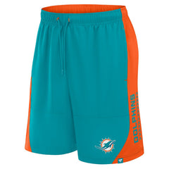 Miami Dolphins No Defense Shorts Aqua