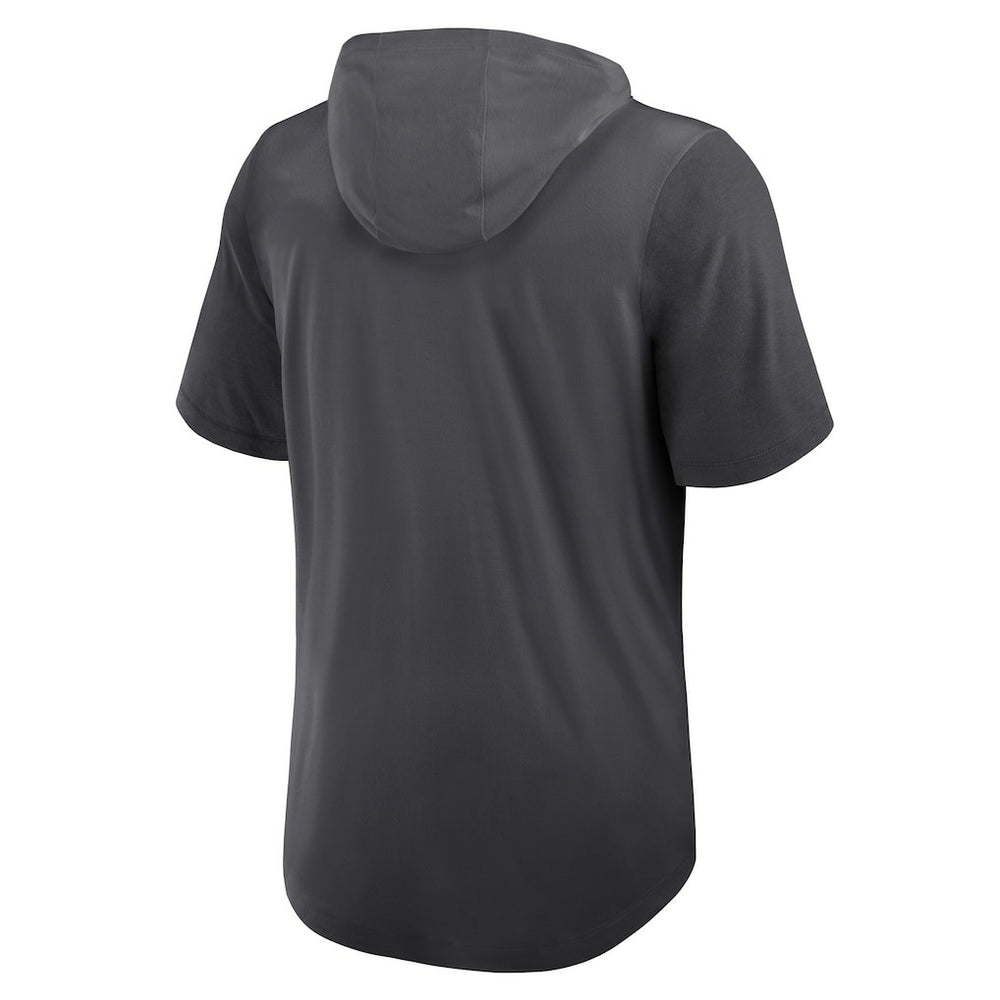 Buffalo Bills Tri-Blend Performance Hoodie T-Shirt Anthracite
