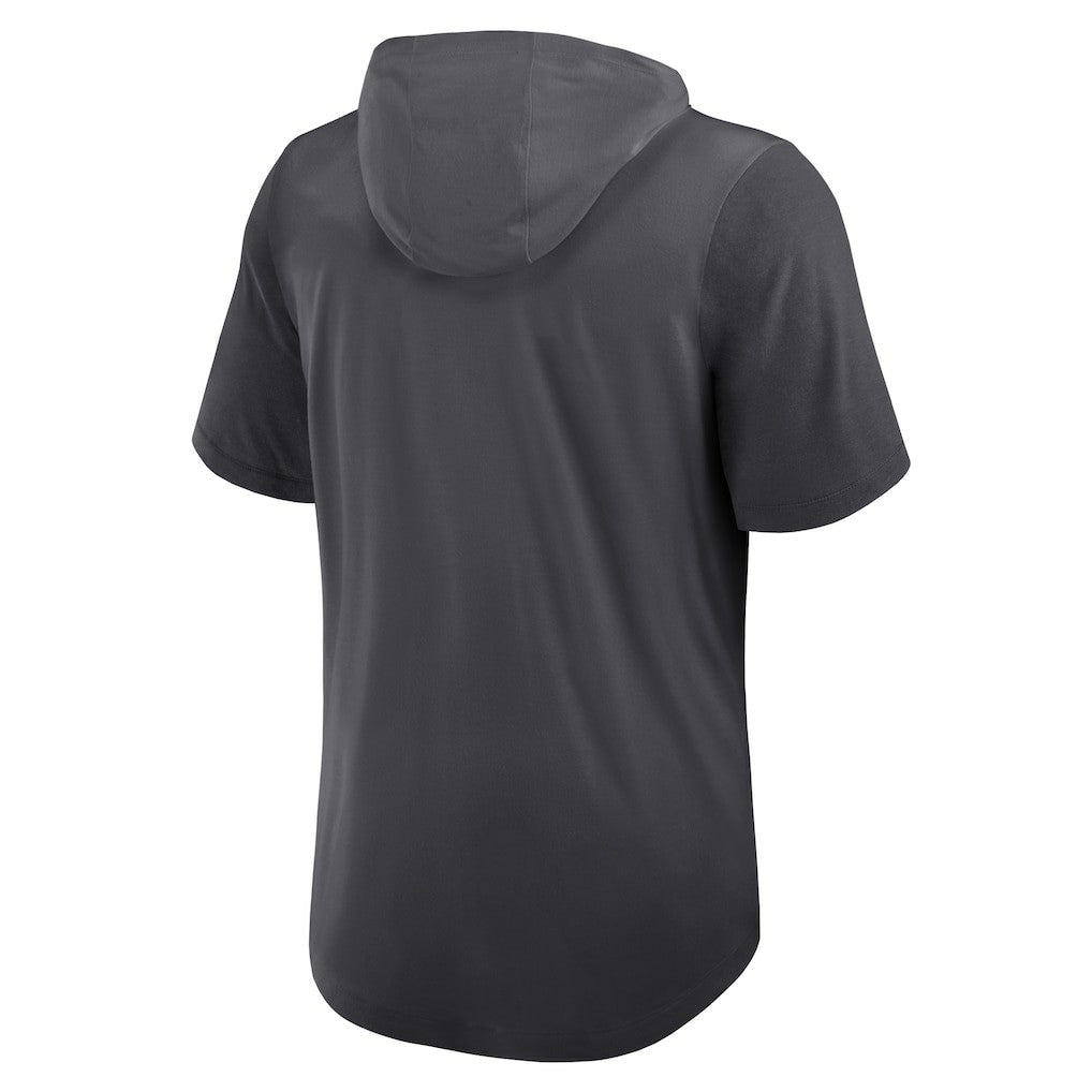 Houston Texans Tri-Blend Performance Hoodie T-Shirt Anthracite