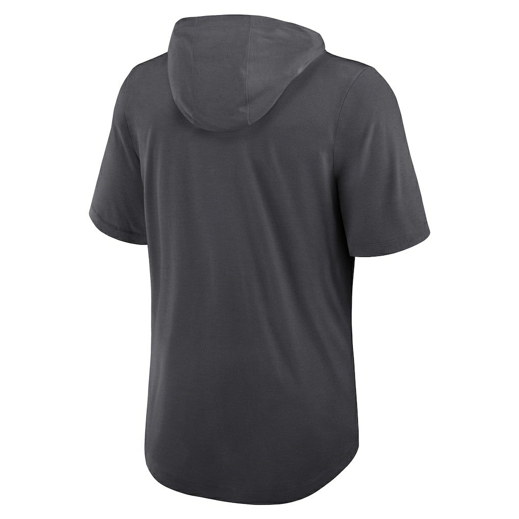 Cleveland Browns Tri-Blend Performance Hoodie T-Shirt Anthracite