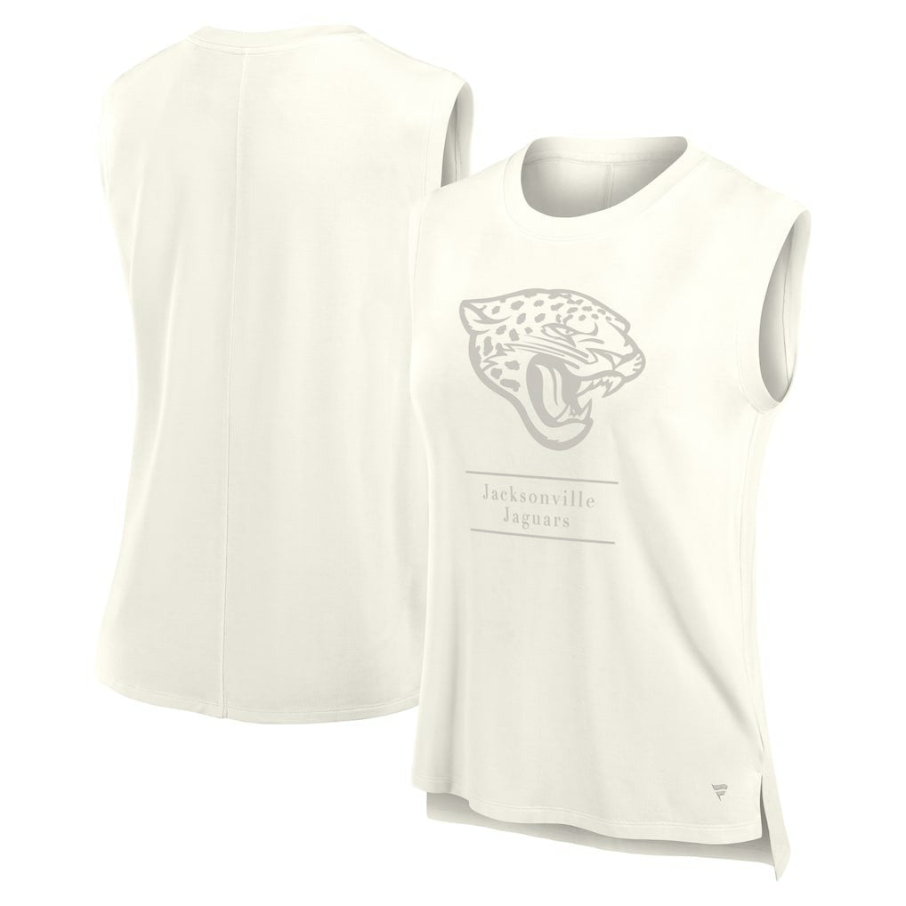 Jacksonville Jaguars Women's Studio Embrace Tank Top Cream