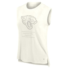 Jacksonville Jaguars Women's Studio Embrace Tank Top Cream