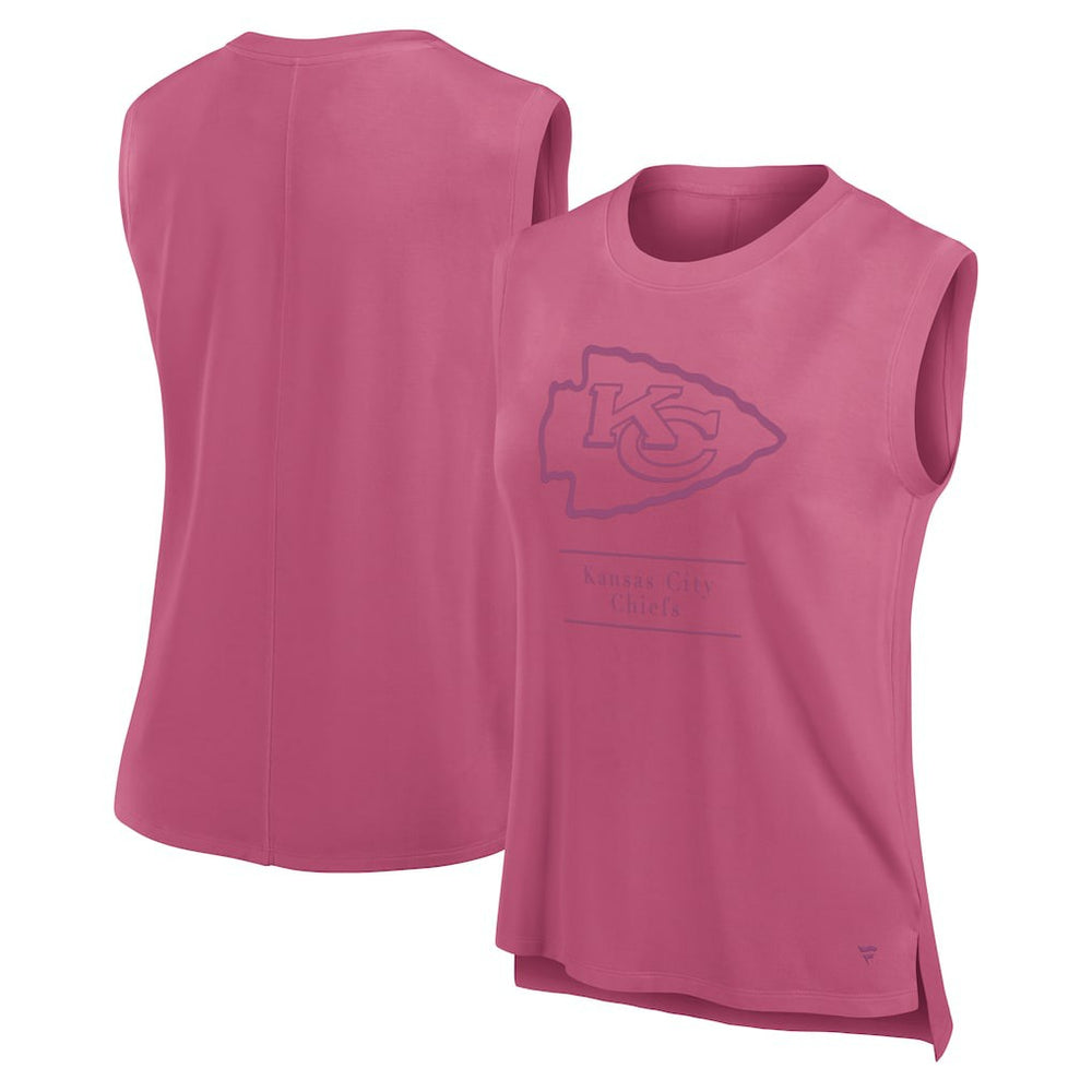 Kansas City Chiefs Women's Studio Embrace Tank Top Pink