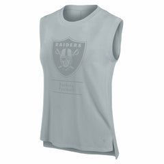 Las Vegas Raiders Women's Studio Embrace Tank Top Gray