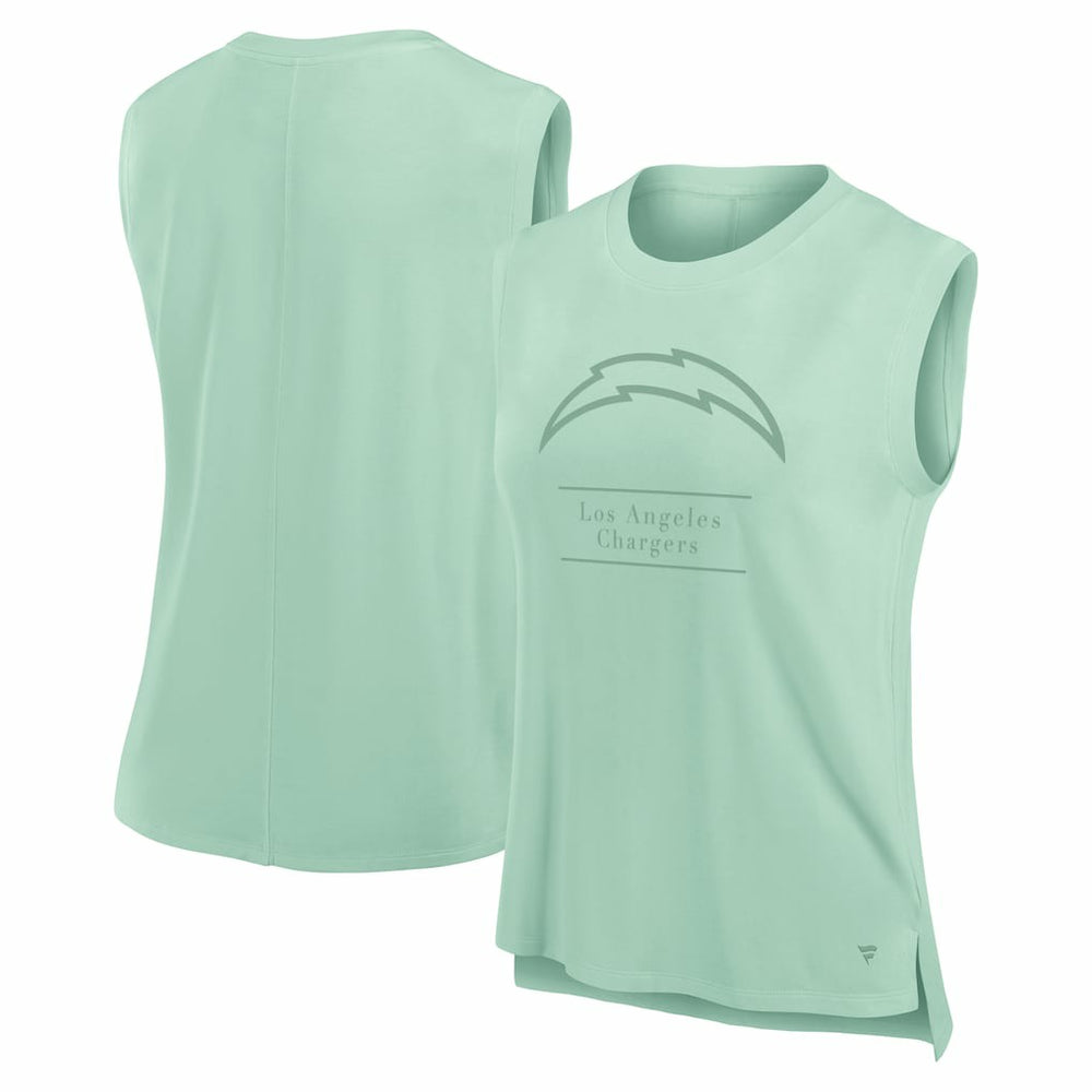 Los Angeles Chargers Women's Studio Embrace Tank Top Mint