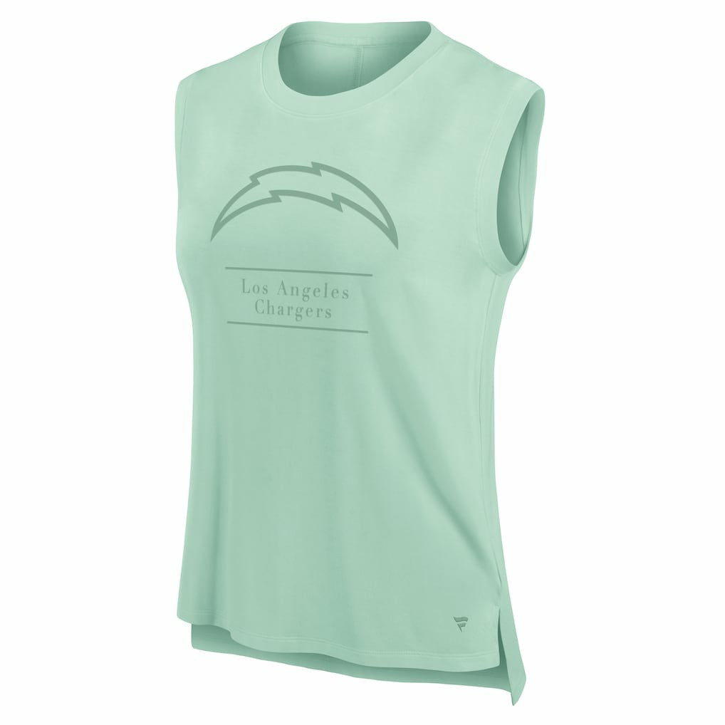 Los Angeles Chargers Women's Studio Embrace Tank Top Mint