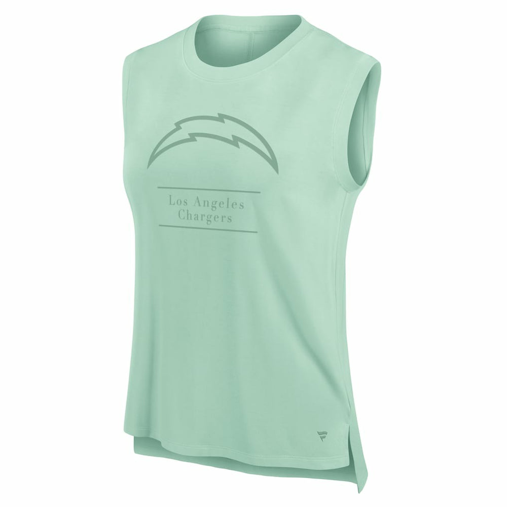 Los Angeles Chargers Women's Studio Embrace Tank Top Mint
