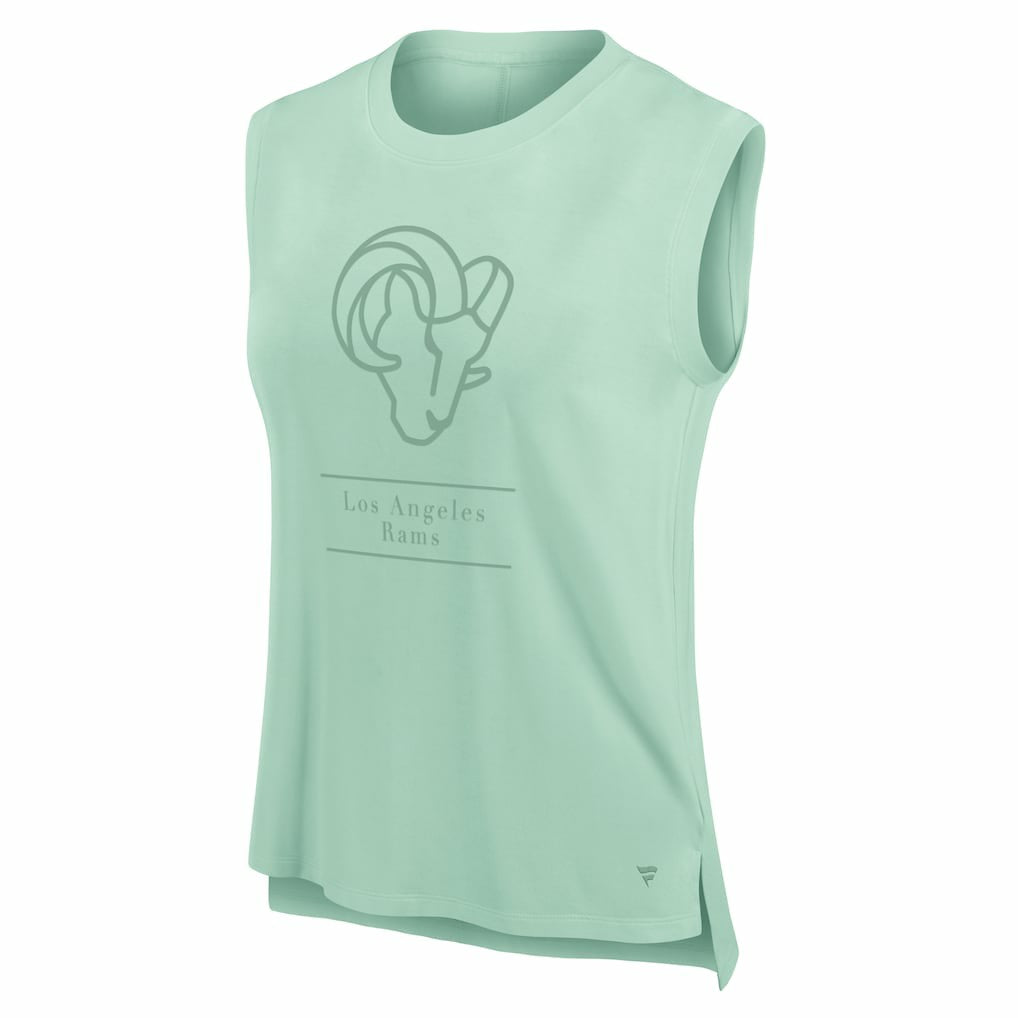 Los Angeles Rams Women's Studio Embrace Tank Top Mint