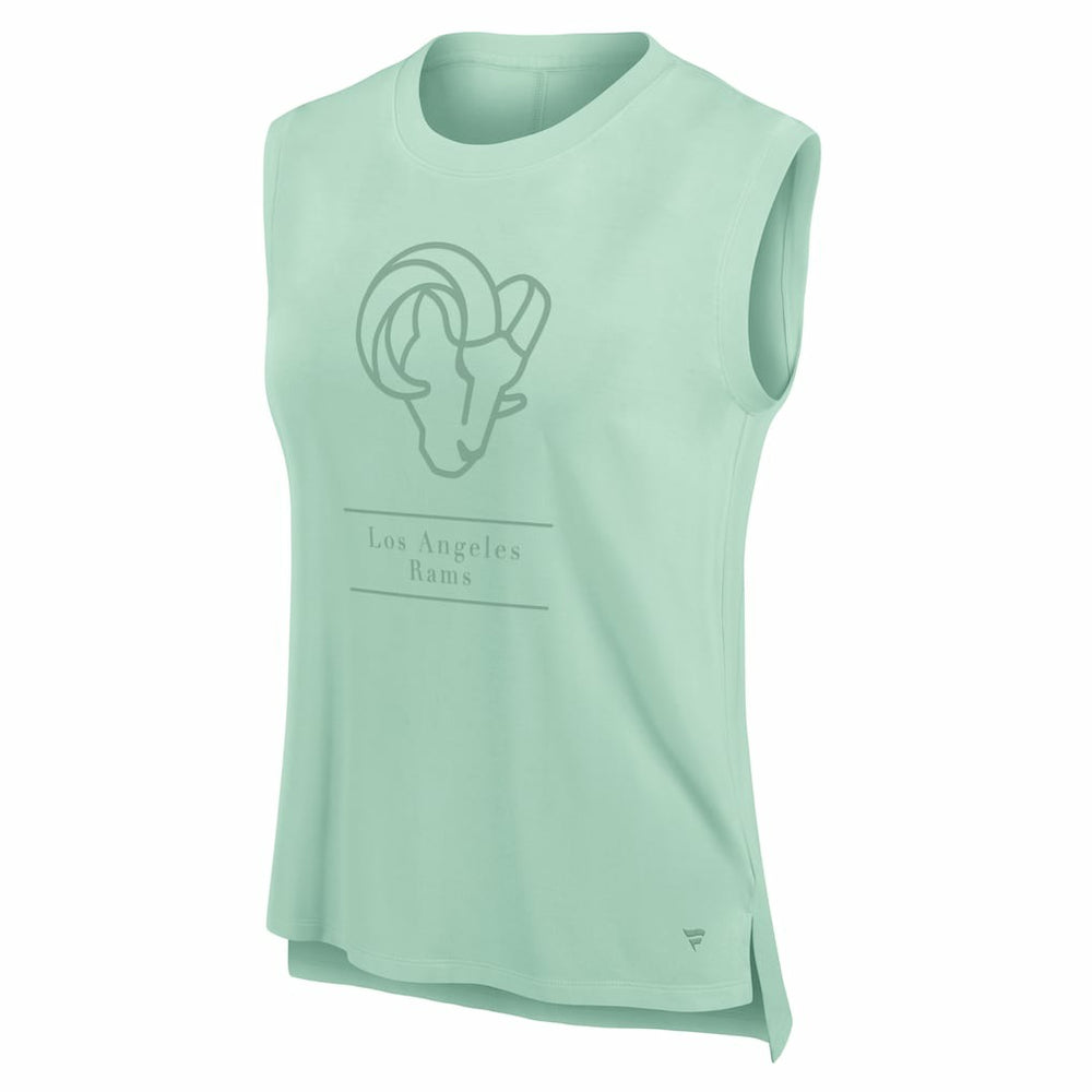 Los Angeles Rams Women's Studio Embrace Tank Top Mint
