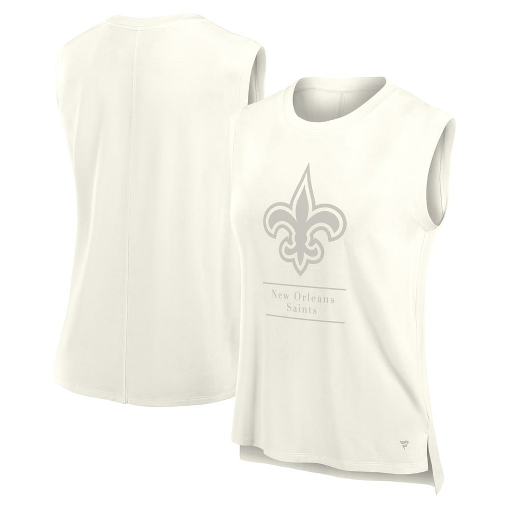 New Orleans Saints Women's Studio Embrace Tank Top Cream