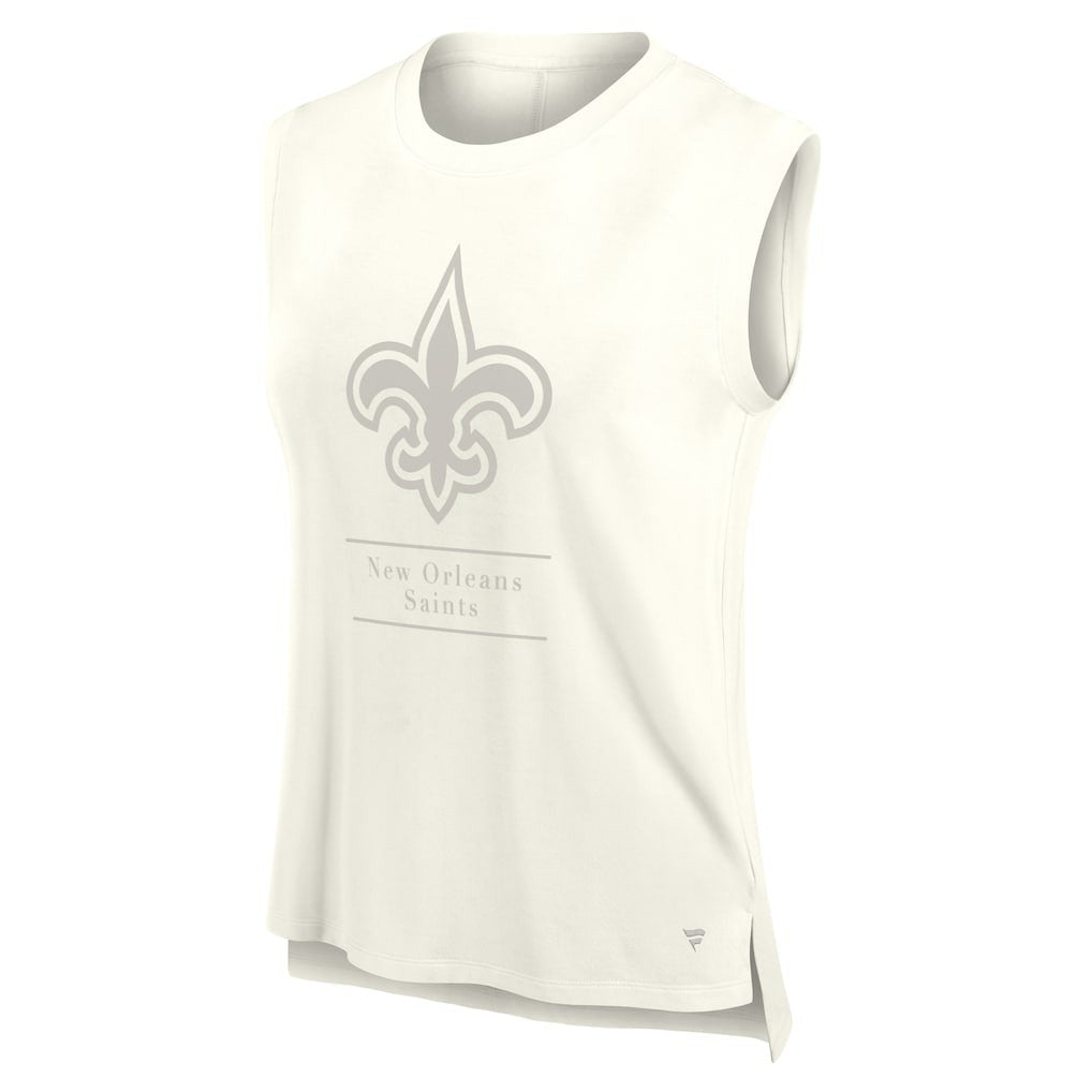 New Orleans Saints Women's Studio Embrace Tank Top Cream