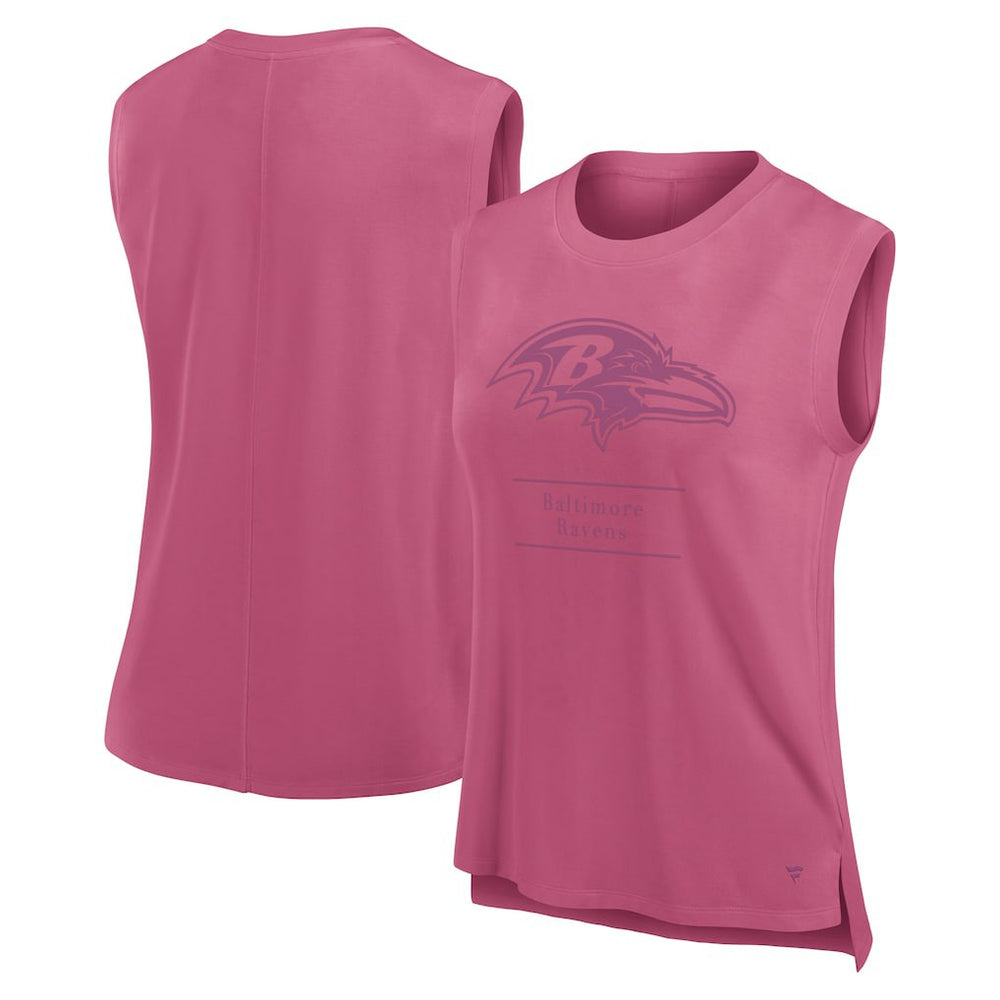 Baltimore Ravens Women's Studio Embrace Tank Top Pink