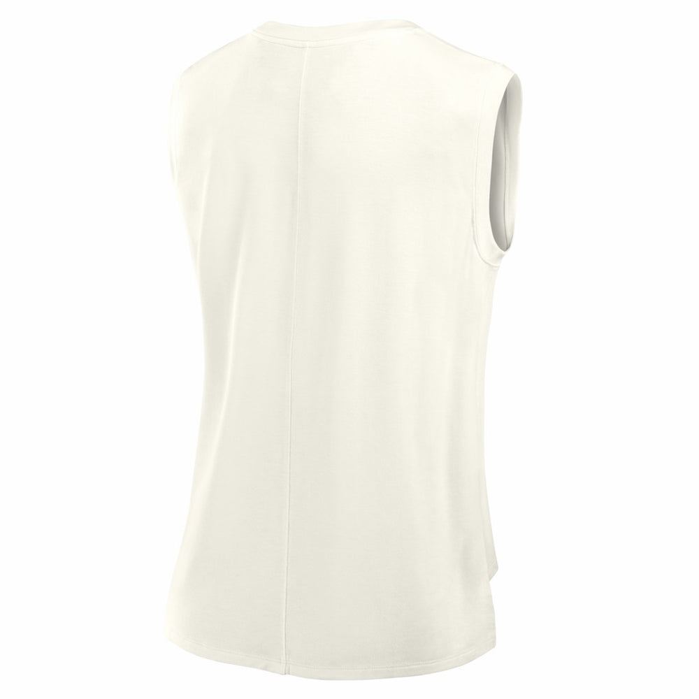 Pittsburgh Steelers Women's Studio Embrace Tank Top Cream